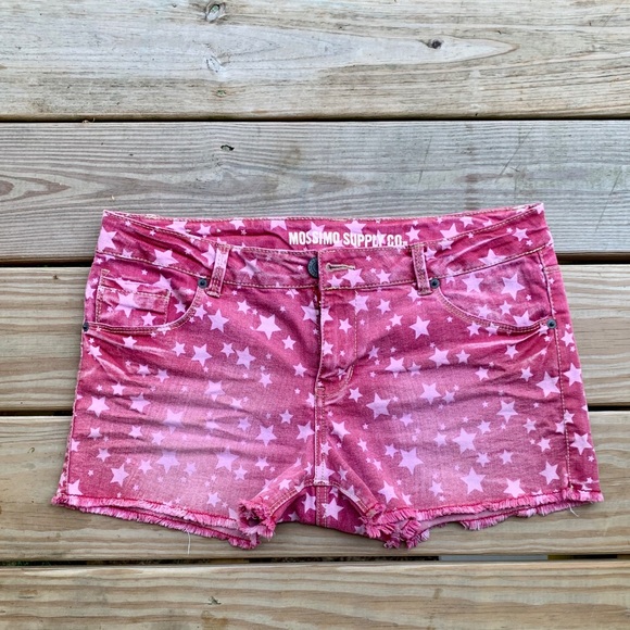 Mossimo Supply Co. Pants - Mossimo red star shorts